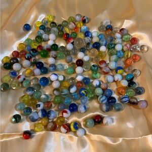 185 Vintage - Antique Marbles from a Family Estate.
